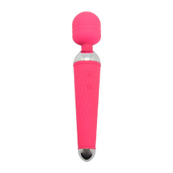 Розовый wand-вибратор Pichile - 20 см.