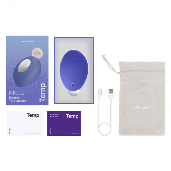 Сиреневый вибратор We-Vibe Temp для температурных игр