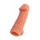 Насадка на фаллос с бугорками Cock Sleeve 004 Size L - 17,6 см.