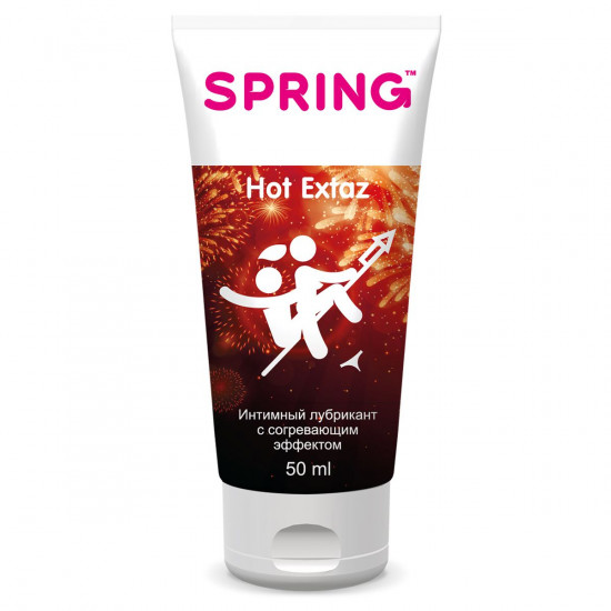 Согревающий интимный лубрикант Spring Hot Extaz - 50 мл.