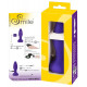 Фиолетовая анальная вибропробка RC Butt Plug - 14,5 см.