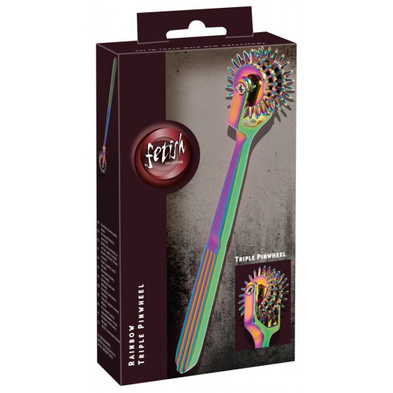 Радужное колесо Вартенберга Rainbow Triple Pinwheel
