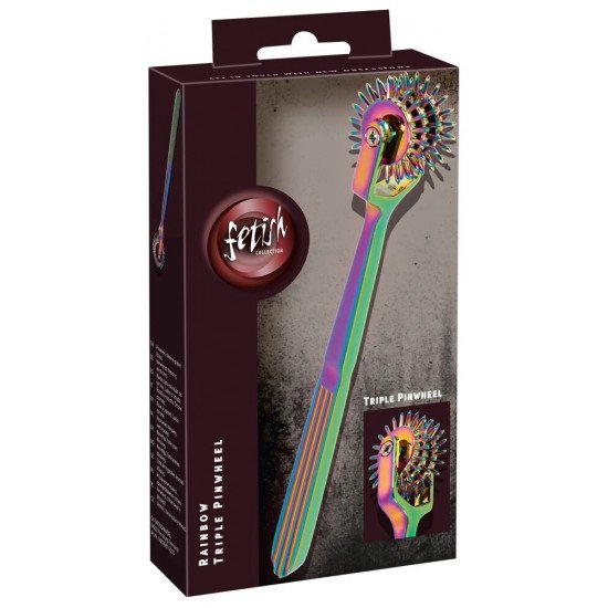 Радужное колесо Вартенберга Rainbow Triple Pinwheel