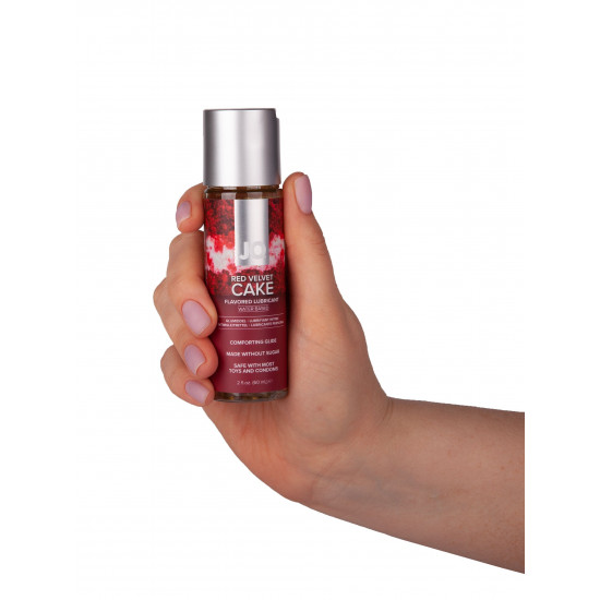 Лубрикант на водной основе JO H2O Red Velvet Cake Flavored Lubricant - 60 мл.