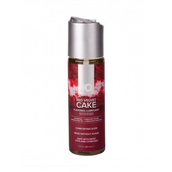 Лубрикант на водной основе JO H2O Red Velvet Cake Flavored Lubricant - 60 мл.