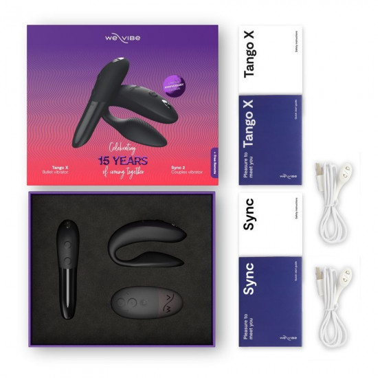 Набор для пар We-Vibe 15 Year Anniversary Collection: Tango X и Sync 2
