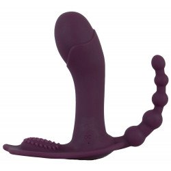 Фиолетовый вибратор для ношения в трусиках ARIVA RC Panty Vibrator