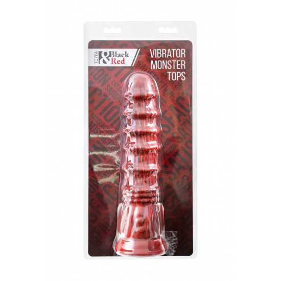 Силиконовый вибратор Monster Tops - 27 см.
