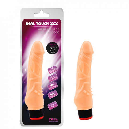 Телесный вибратор 7.8” Vibe Cock - 19 см.