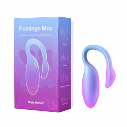 Голубой вибратор Flamingo Max