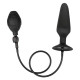 Черная анальная пробка с расширением COLT XXXL Pumper Plug with Detachable Hose - 16 см.