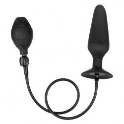Черная анальная пробка с расширением COLT XXXL Pumper Plug with Detachable Hose - 16 см.