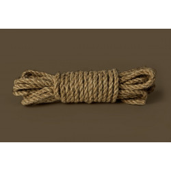 Пеньковая верёвка для бондажа Shibari Rope - 10 м.