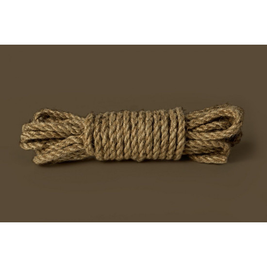 Пеньковая верёвка для бондажа Shibari Rope - 10 м.