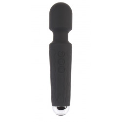 Черный жезловый вибратор Wacko Touch Massager - 20,3 см.