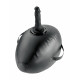Черный надувной мяч с платформой для фиксации дилдо Body Dock Inflatable Love Ball