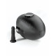 Черный надувной мяч с платформой для фиксации дилдо Body Dock Inflatable Love Ball