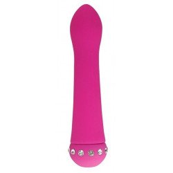 Розовый вибратор SPARKLE SUCCUBI  BLISS CARESSING VIBE - 14,2 см.