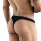 Черные перфорированные трусы-тонги Clever Ambar Thong