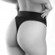 Черные трусики для ношения клиторального стимулятора Panty Lover - size XXL