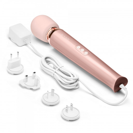 Проводной жезловый вибромассажер Le Wand Powerful Plug-In Vibrating Massger - 34 см.