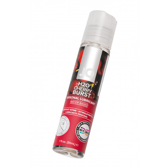 Ароматизированный лубрикант JO Flavored Cherry - 30 мл.