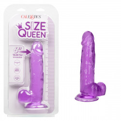 Фиолетовый фаллоимитатор Size Queen 6  - 20,25 см.