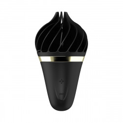 Черный вибратор-спиннер Satisfyer Sweet Treat