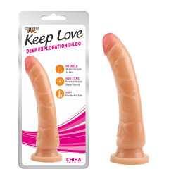 Телесный фаллоимитатор Deep Exploration Dildo - 21,5 см.