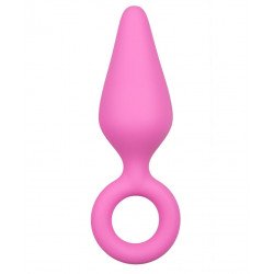 Розовая анальная пробка Pointy Plug - 15,5 см.