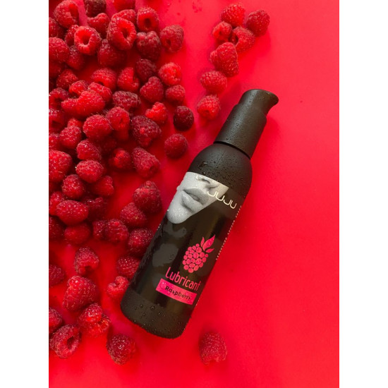 Съедобный лубрикант JUJU Raspberry с ароматом малины - 150 мл.