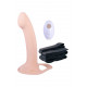Телесный полый страпон с вибрацией Erection Agents - 24,1 см.