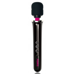 Черный вибростимулятор Training Master Ultra Powerful Rechargeable Body Wand - 30,5 см.