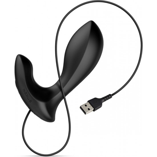 Черная анальная вибровтулка Nexus Duo Plug Medium