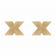 Золотистые крестообразные пэстисы FLASH CROSS PASTIES