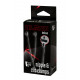 Черные зажимы на соски и клитор на цепочке Deluxe Nipple   Clit Clamps