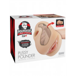 Телесный мастурбатор-вагина Pussy Pounder Squeeze Stroker Телесный мастурбатор-вагина Pussy Pounder Squeeze Stroker