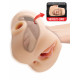 Телесный мастурбатор с вибрацией Double Pounder Vibrating Squeeze Stroker