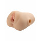 Телесный мастурбатор с вибрацией Double Pounder Vibrating Squeeze Stroker