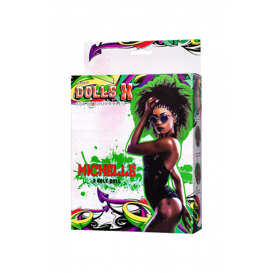 Чернокожая секс-кукла Michelle с 3 отверстиями