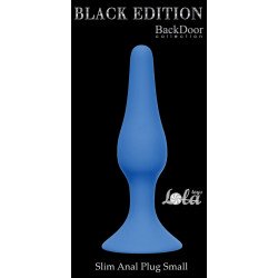Синяя малая анальная пробка Slim Anal Plug Small - 10,5 см. Синяя малая анальная пробка Slim Anal Plug Small - 10,5 см.