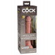 Телесный фаллоимитатор 7  Silicone Dual Density Cock - 21 см.