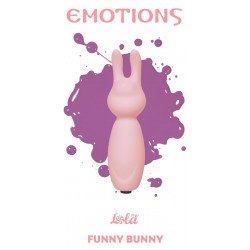 Розовый мини-вибратор с ушками Emotions Funny Bunny Light pink