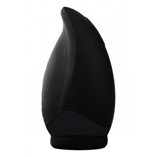 Мастурбатор с вибрацией и функцией нагрева Squeezable Stroker