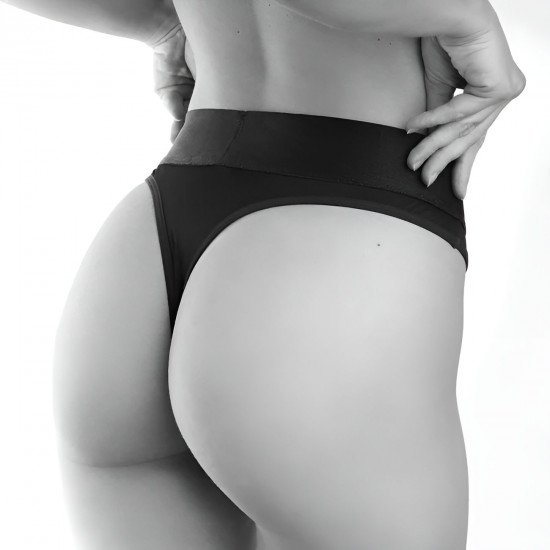 Черные трусики для ношения клиторального стимулятора Panty Lover - size S