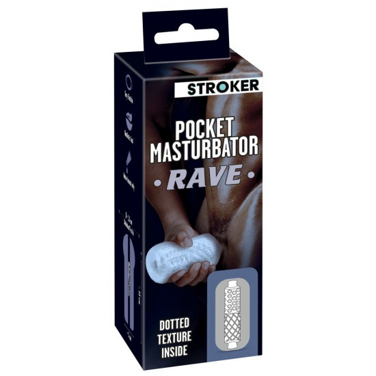 Прозрачный мастурбатор Pocket Masturbator Rave Прозрачный мастурбатор Pocket Masturbator Rave