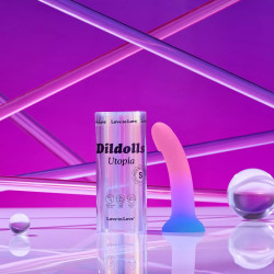 Фаллоимитатор из жидкого силикона Dildolls Utopia S - 15,3 см.