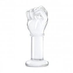 Стеклянный плаг в форме сжатой в кулак руки 5’’ Glass Fist Butt Plug - 13 см.
