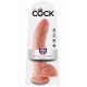 Телесный фаллоимитатор 9  Cock with Balls - 22,9 см.