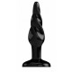 Чёрная анальная пробка Butt Plug Rounded 3 Inch - 7,6 см.